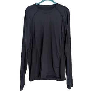 Lululemon black longsleeve men large @o